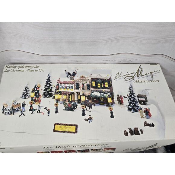 The Magic Of Mainstreet 1997 Trendmasters Lighted Animated Christmas Village - Picture 11 of 13